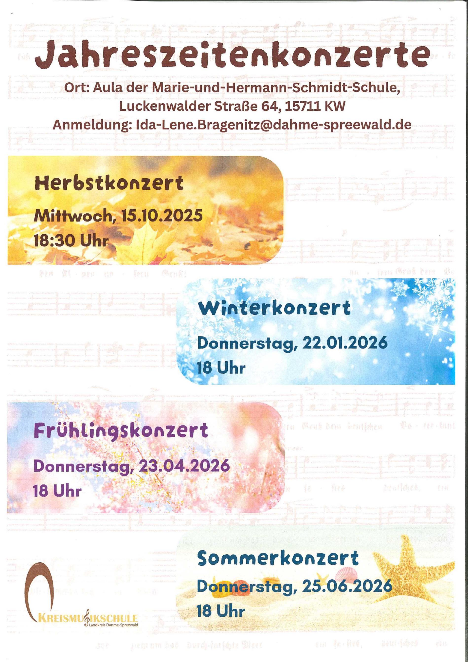 Jahreszeitenkonzert 