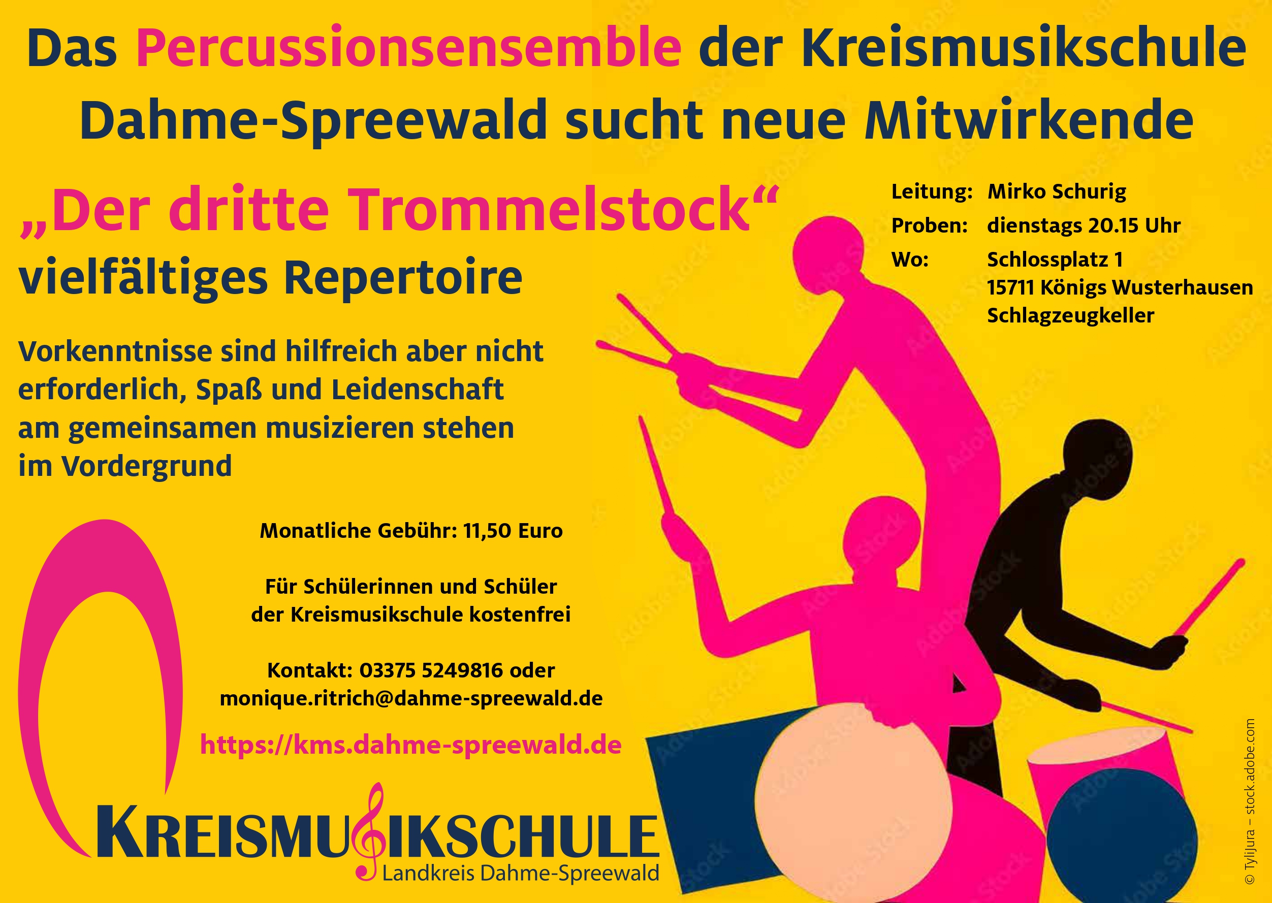plakat der dritte trommelstock