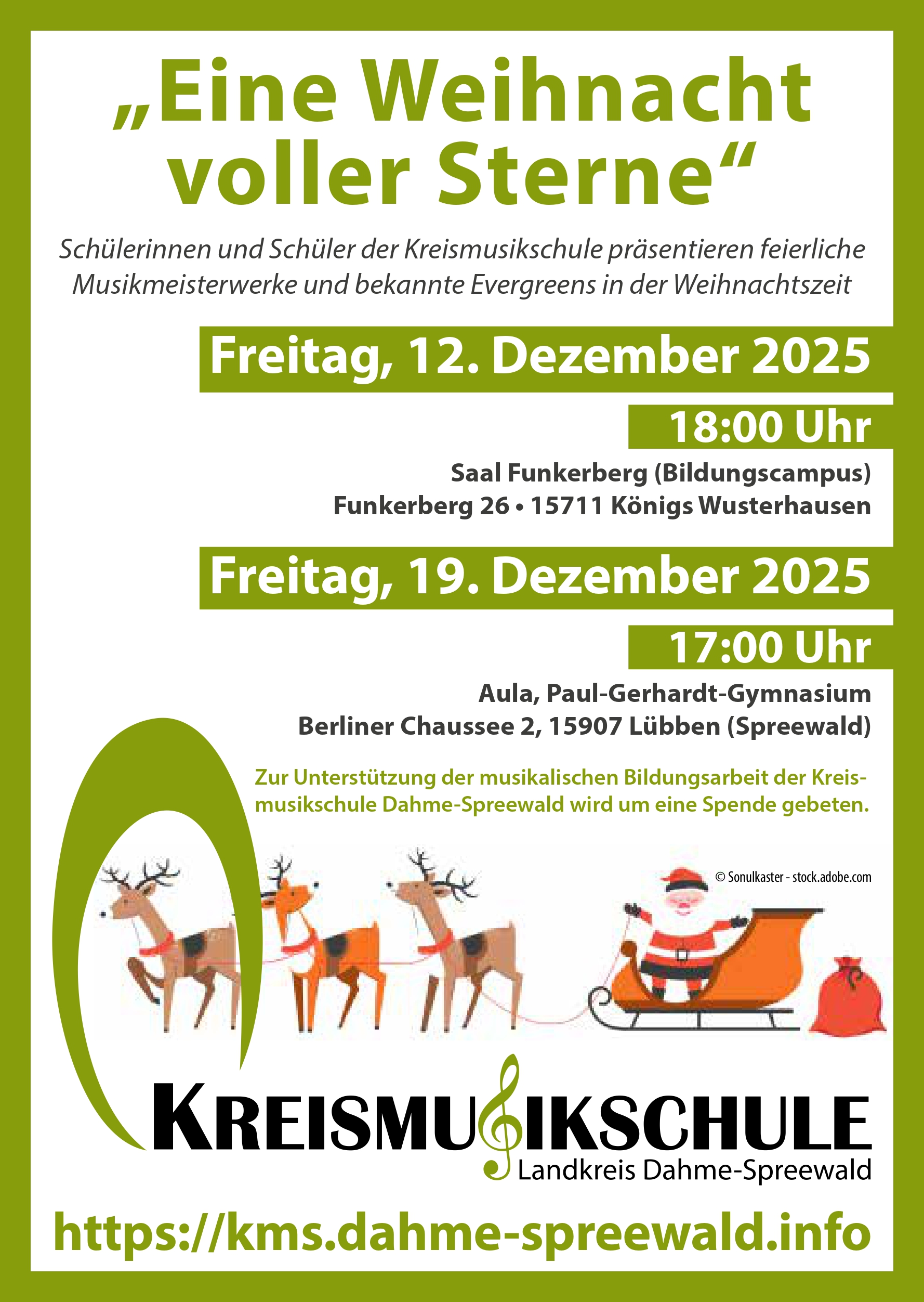 plakat weihnachten 2025