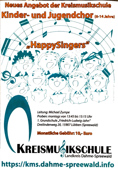 Chor_Happy_Singers_Flyer